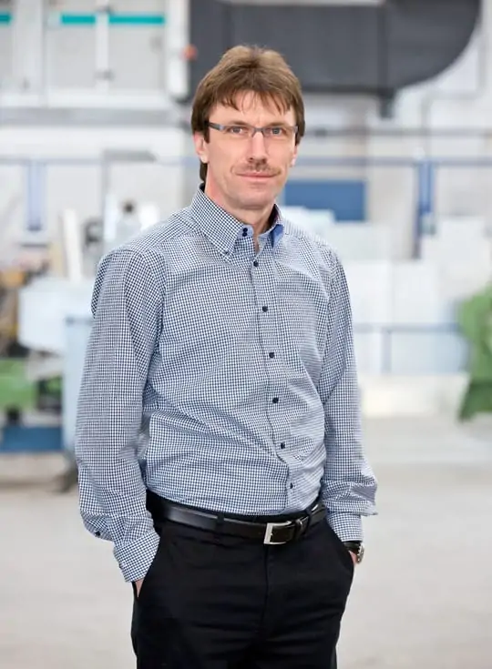 Thomas Mühlum plante die Heiztechnik des Textil-Service Betriebes